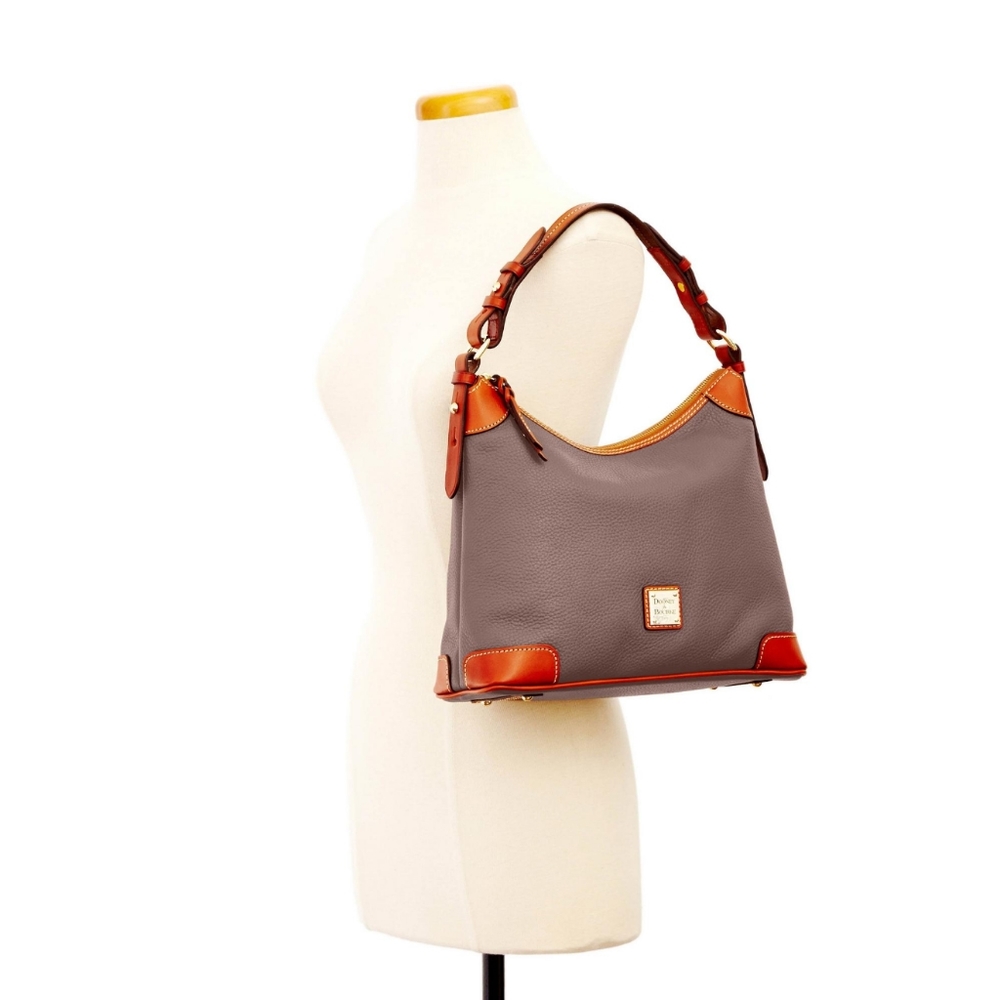 🔥🔥 DOONEY & BOURKE PEBBLE GRAIN HOBO 🦆🌻🏵️💚🤎